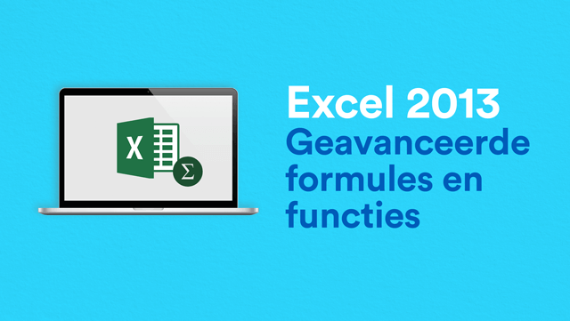 Excel 2013 – Geavanceerde formules en functies